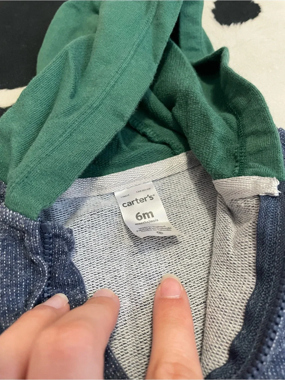 2/$12 “Little Dude” Color-block One-piece